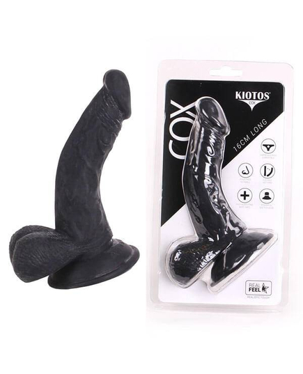 Dildo Kiotos Cox 015 17cm Preto LX Sex Shop