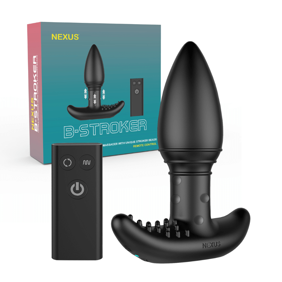 Plug Anal Vibratório com Esferas Oscilantes e Comando Nexus B-Stroker - LX  Sex Shop