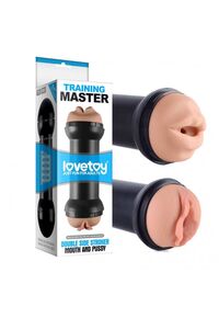 Masturbador Duplo Training Master Lovetoy - Vagina & Boca