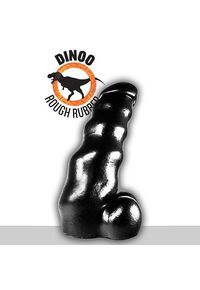 Dildo XXL Itemirus Dinoo Rough Rubber Preto