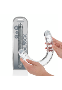 Dildo RealRock Crystal Clear Double Dong Transparente Dildo RealRock Crystal Clear Double Dong Transparente