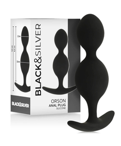 Plug Anal Orson Black&Silver