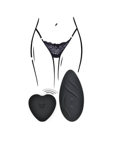 Tanga Vibratória Wireless Divine Preto