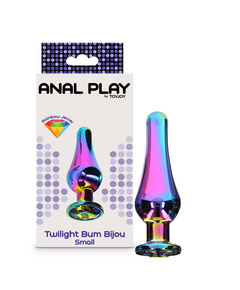 Plug Anal Metálico Twilight Bum Bijou Pequeno