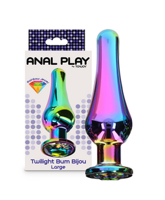 Plug Anal Metálico Twilight Bum Bijou Grande