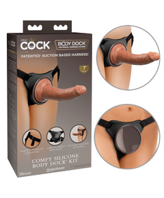 Arnês King Cock Comfy Silicone Body Dock Kit 7''