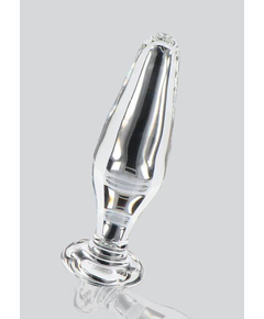 Plug Anal em Vidro Glass Worxx Star Sparkler