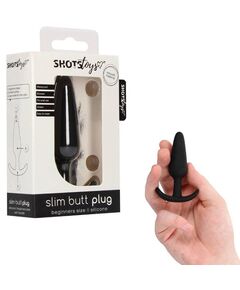 Plug Anal em Silicone Shots Slim Butt Plug