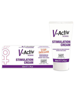 Creme Estimulante Feminino V-Activ 50 ml.