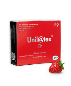 Preservativos Unilatex Morango 144 unidades