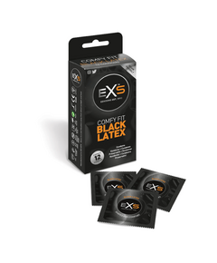 Preservativos EXS Black Latex 12 un.