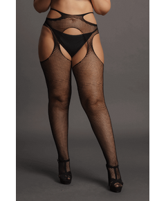 Collant Suspender With Strappy Waist Le Désir by Shots Tamanho Grande