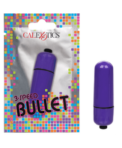 Mini Vibrador 3-Speed Bullet Calexotics Roxo