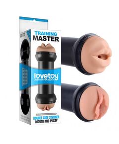 Masturbador Duplo Training Master Lovetoy - Vagina & Boca