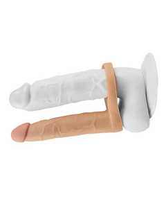 Dildo Dupla Penetração Ultra Soft Double Lovetoy 6.25"