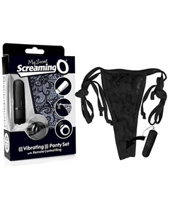 Tanga Vibratória Wireless My Secret Panty ScreamingO Preta