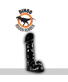 Dildo Raptor Dinoo Rough Rubber Preto