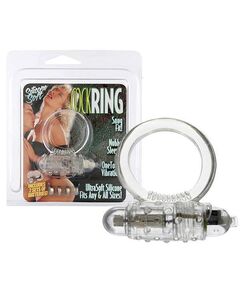 Anel Vibratório Ultra Soft Cock Ring Transparente