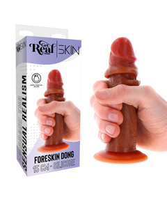 Dildo Get Real Foreskin Dong 15 cm