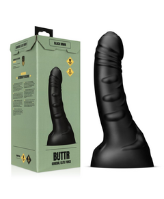 Dildo XXL Black Hawk Curved Buttr