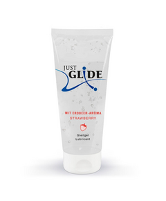 Lubrificante Just Glide Morango 200 ml