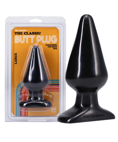 Butt Plug Clássico Grande Preto