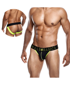 Jockstrap Neon Preto e Amarelo