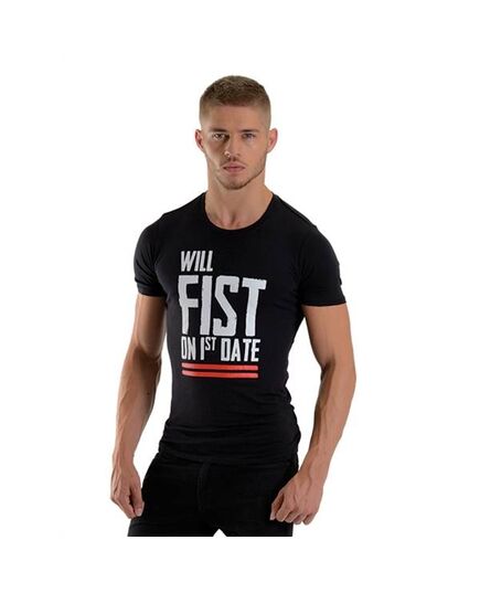 T-Shirt Will Fist on 1st Date by Mr. B