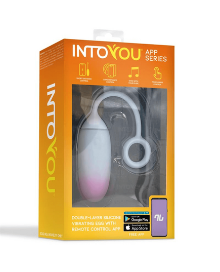 Ovo Vibratório Com App Intoyou Azulroxo