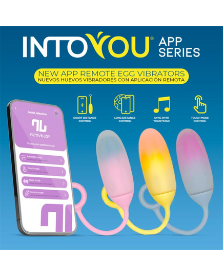 Ovo Vibratório Com App Intoyou Rosa/azul