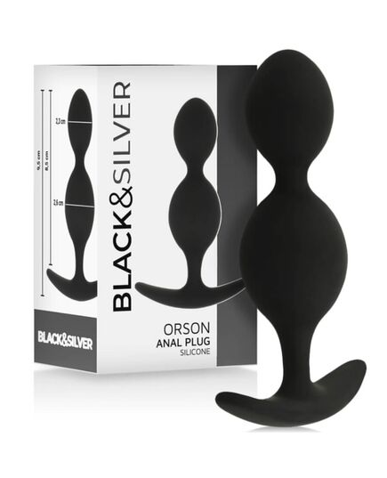 Plug Anal Orson Black&Silver