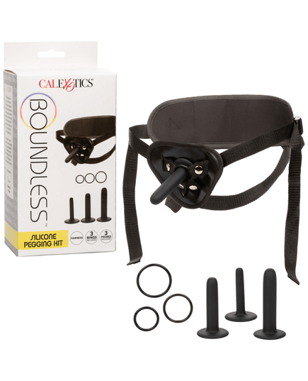 Conjunto Strap-on Boundless Silicone Pegging Kit