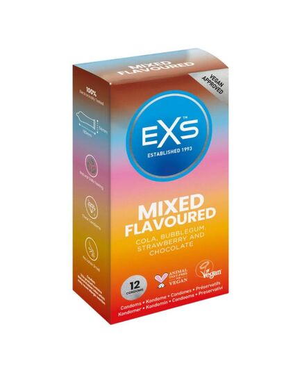 Preservativos EXS Mixed Flavoured  12 un.