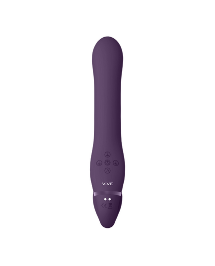 Strapless Strap-On VIVE Dual Pulse & Airwave Roxo