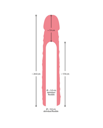Extensão Peniana Nature Skin 25 cm.