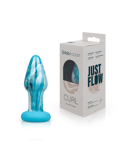 Dildo em Vidro Gildo Ocean Curl