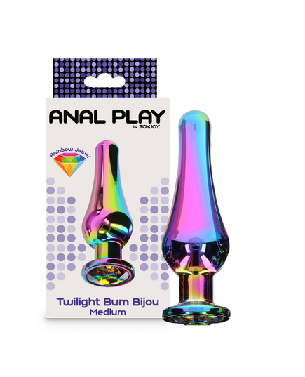 Plug Anal Metálico Twilight Bum Bijou Pequeno