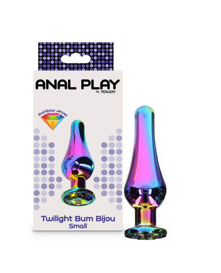 Plug Anal Metálico Twilight Bum Bijou Pequeno