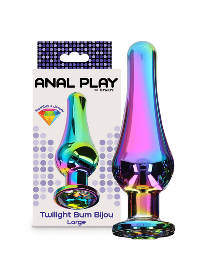 Plug Anal Metálico Twilight Bum Bijou Grande