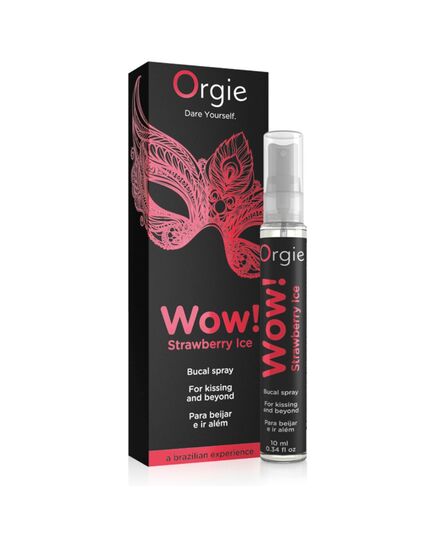 Spray Oral Refrescante Orgie Wow Strawberry Ice10 ml.