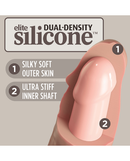 Strap-on King Cock Ultimate Vibrating Silicone Body Dock Kit 7''