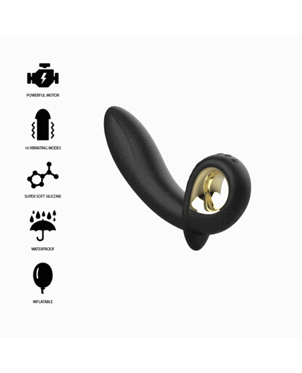 Vibrador Insuflável com Comando Wireless