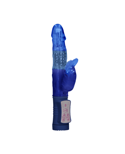 Vibrador Rabbit Rotating Beetle Shots - Azul