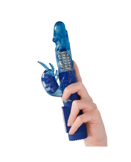 Vibrador Rabbit Rotating Beetle Shots - Azul