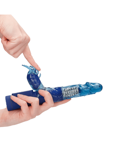 Vibrador Rabbit Rotating Beetle Shots - Azul