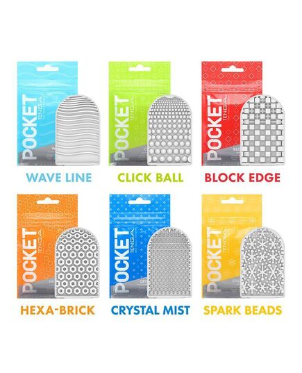 Masturbador Tenga Pocket Stroker Block Edge