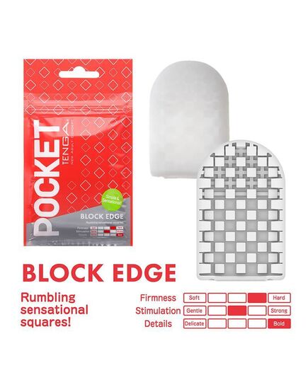 Masturbador Tenga Pocket Stroker Block Edge