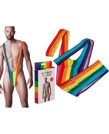 Body Masculino Rainbow Mankini