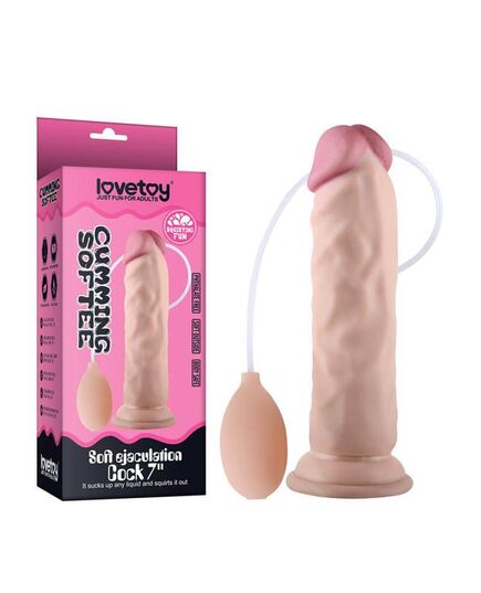 Dildo com Ejaculação Lovetoy Cumming Softee