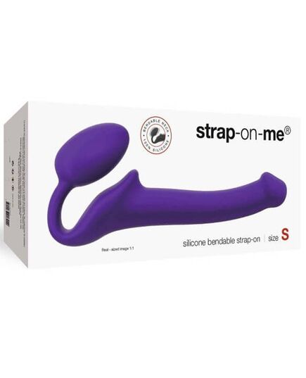 Dildo Stap On Me Roxo - Tamanho S